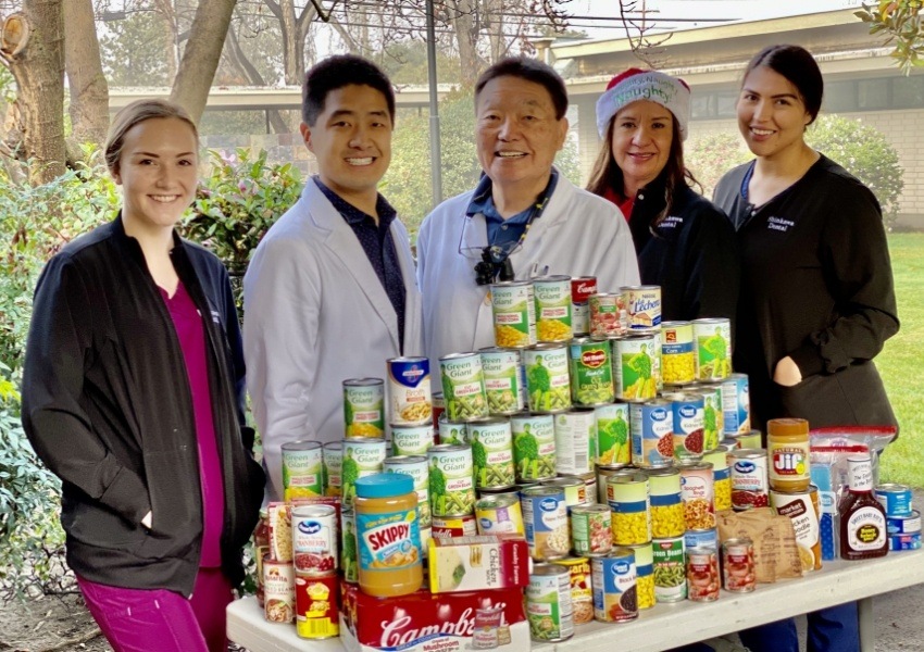 Canned food drive for the Poverello House