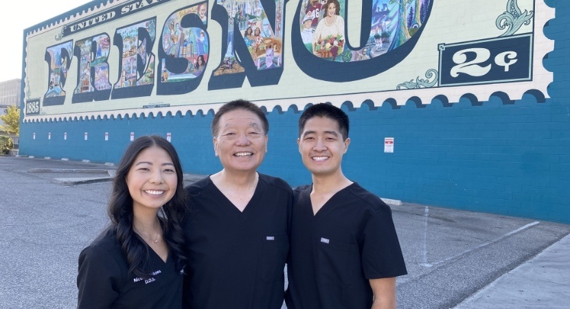 Dentists at Fresno mural
