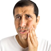 A man with a dental emergency in Fresno