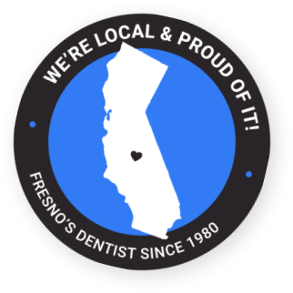Fresno's dentist since 1980 seal