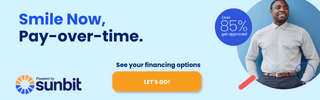 Smile now pay over time with Sunbit see your financing options now