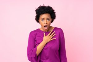 Woman shocked when hearing about strange dental emergency